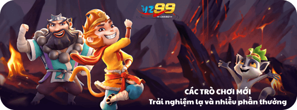 Ảnh Banner các trò chơi mới hấp dận tại VZ99