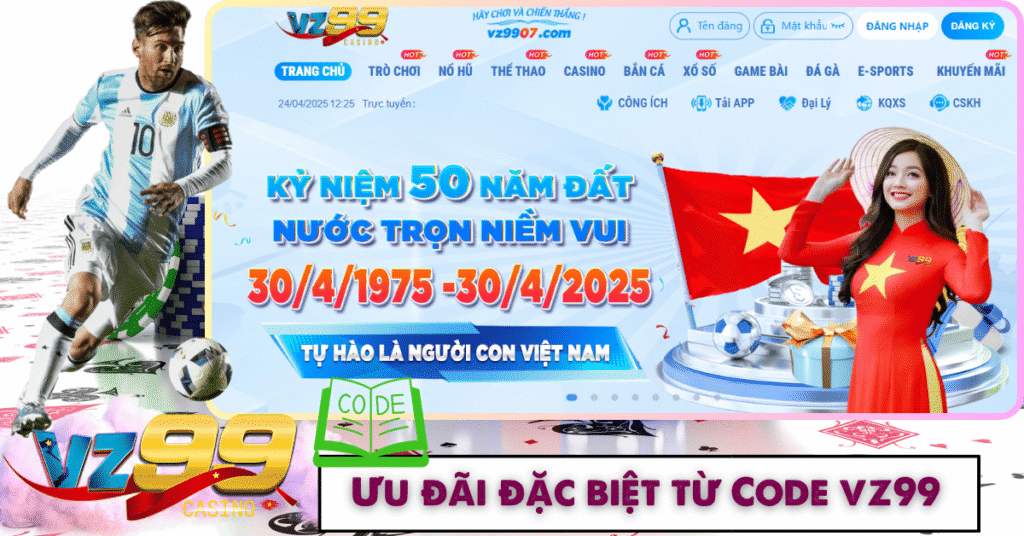 Ảnh đại diện ưu đãi đặc biệt với Code VZ99 mới nhất