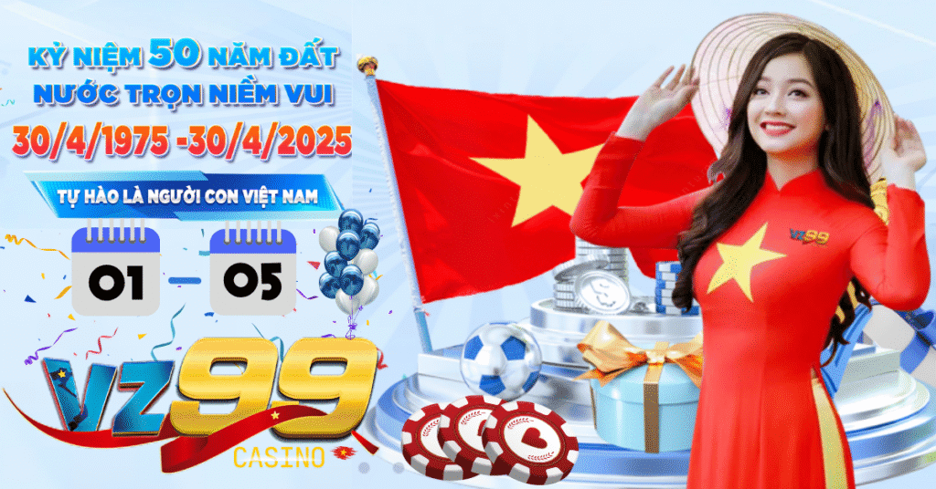 Khuyến Mãi Đại Lễ 30/04 – 01/05 từ nhà cái VZ99 (ảnh đại diện)