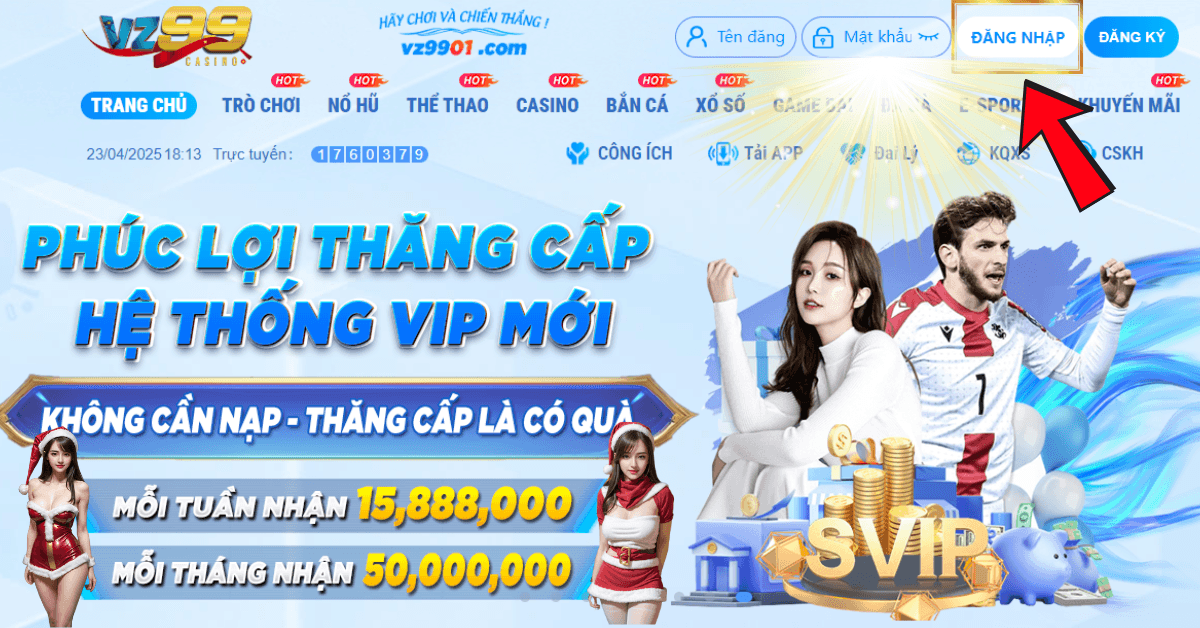 Cẩm nang đăng nhập VZ99 bạn cần nắm rõ