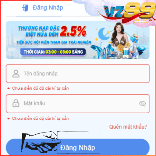 Đăng nhập VZ99 nhanh và chuẩn 2025 (ảnh đại diện)
