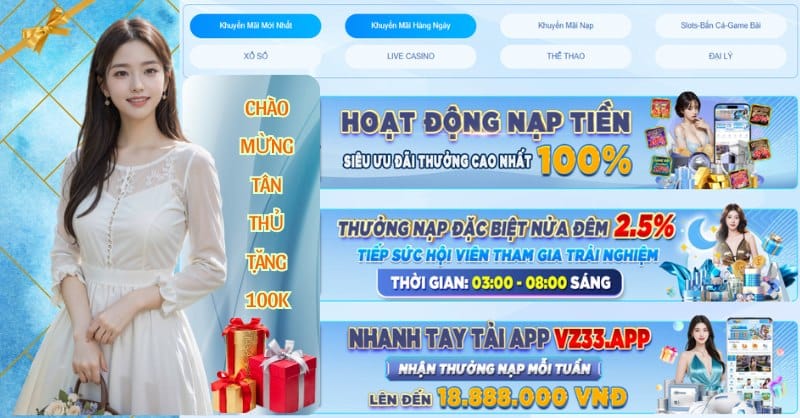Ưu đãi tặng 100k cho thành viên mới HOT 2025