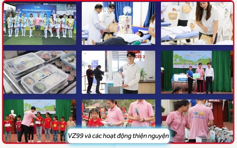 Vivinvo tích cực hoạt động từ thiện cùng VZ99